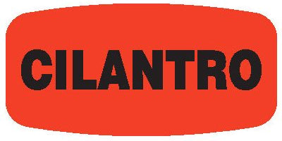 Cilantro DayGlo Label