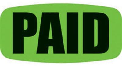 PAID - Fluorescent Green Short Oval