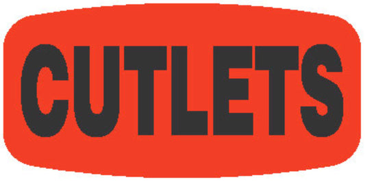 Cutlets DayGlo Label - 10 MIN