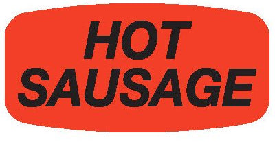 Hot Sausage DayGlo Label