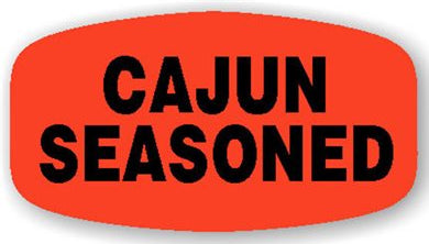 Cajun Seasoned DayGlo Label