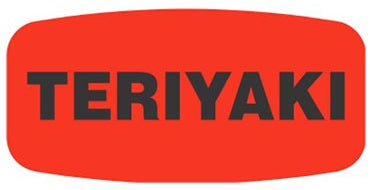 Teriyaki DayGlo Label