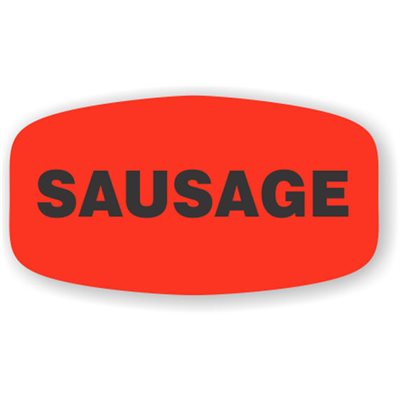 Sausage DayGlo Label