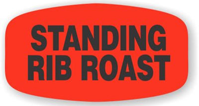 Standing Rib Roast Label