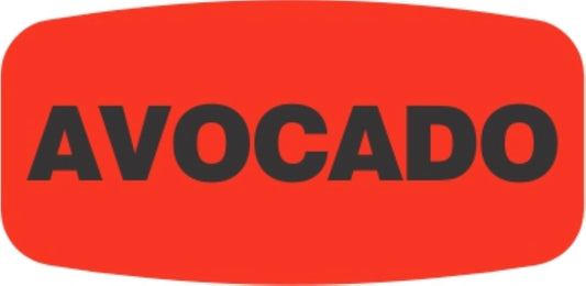 Avocado DayGlo Label
