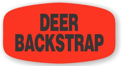 Deer Backstrap DayGlo Label