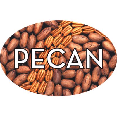 Pecan Flavor Labels, Pecan Flavor Stickers