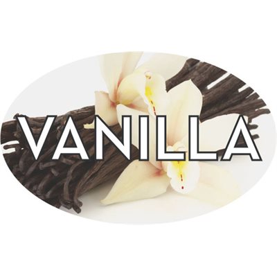 Vanilla Flavor Labels, Vanilla Flavor Stickers