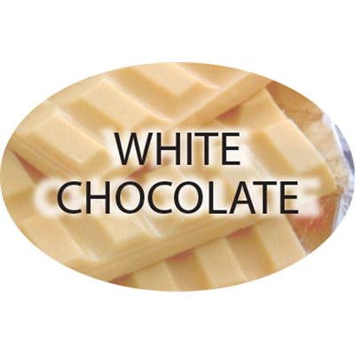 White Chocolate Flavor Labels, White Chocolate Flavor Stickers