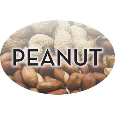 Peanut Flavor Label, Peanut Flavor Stickers