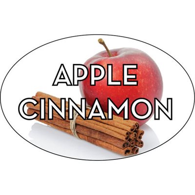 Apple Cinnamon Flavor Labels, Apple Cinnamon Flavor Stickers