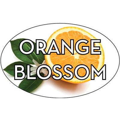 Orange Blossom Flavor Labels, Orange Blossom Flavor Stickers