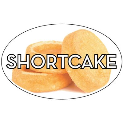 Shortcake Flavor Labels, Shortcake Flavor Stickers