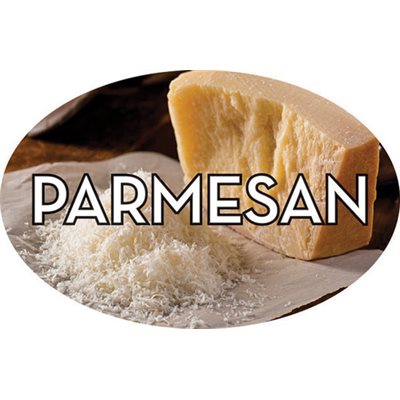 Parmesan Flavor Labels, Parmesan Flavor Stickers