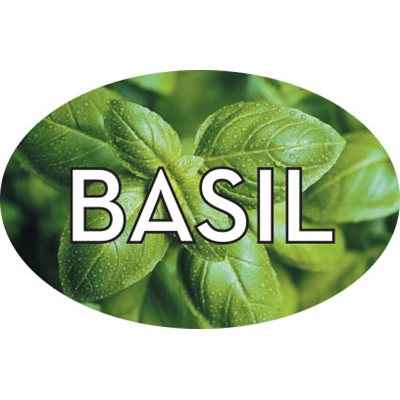 Basil Flavor Labels, Basil Flavor Stickers
