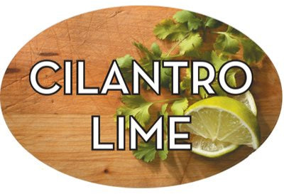 Cilantro Lime Flavor Labels