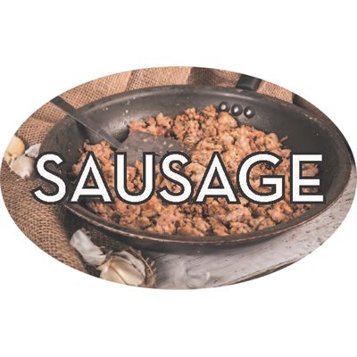 Sausage Flavor Label