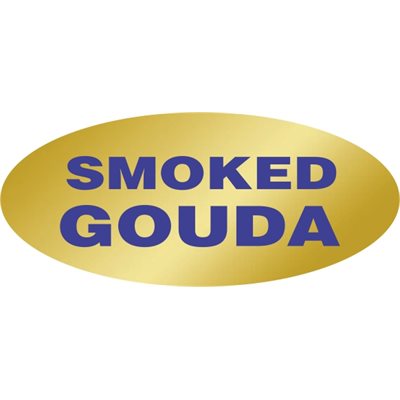 Smoked Gouda Cheese Labels