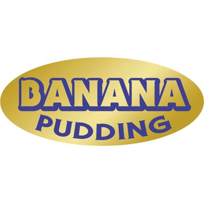 Banana Pudding Labels, Banana Pudding Stickers