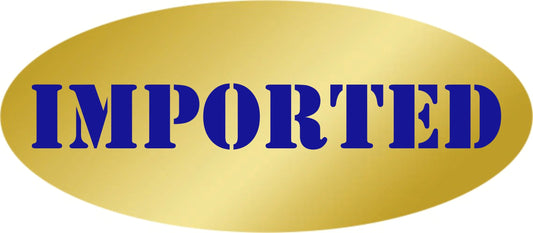 Imported Gold Foil Label