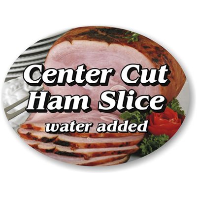 Slice Labels ScaleLabels.com, Center Cut Ham Slice Deli, Meat Labels
