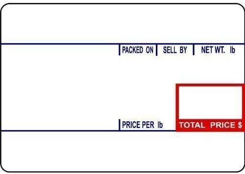 CAS LP-1000 UPC Scale Labels, 58mm x 40mm, LST-8010