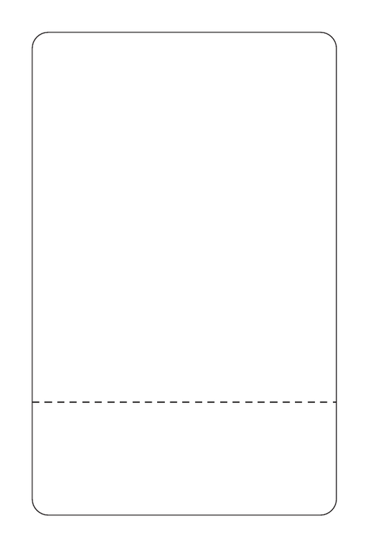 Digi 60mm x 95mm Scale Labels w/ Perf