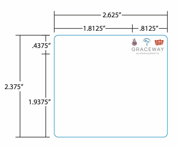 Graceway's Toledo 2.4" Custom Scale Labels