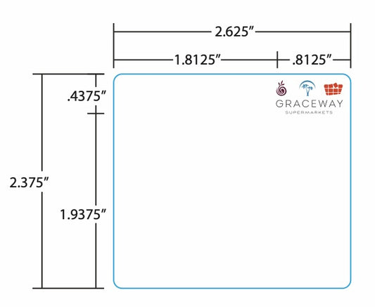 Graceway's Toledo 2.4" Custom Scale Labels