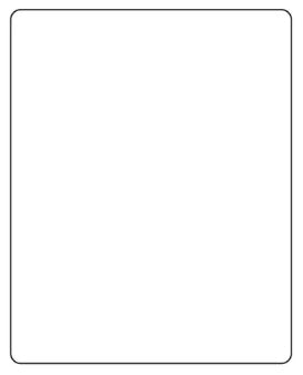Mettler Toledo 2.625" x 3.3125" Blank Scale Labels - 4" Core