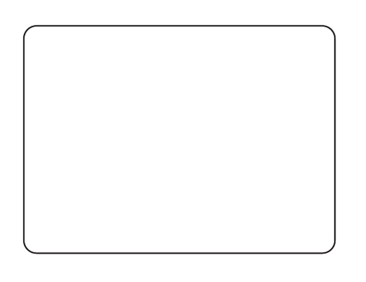 Ishida AC Series 60mm x 44mm UPC Narrow Blank Scale Labels