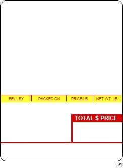 Ishida AC Series BC3000 Astra 85mm Scale Labels