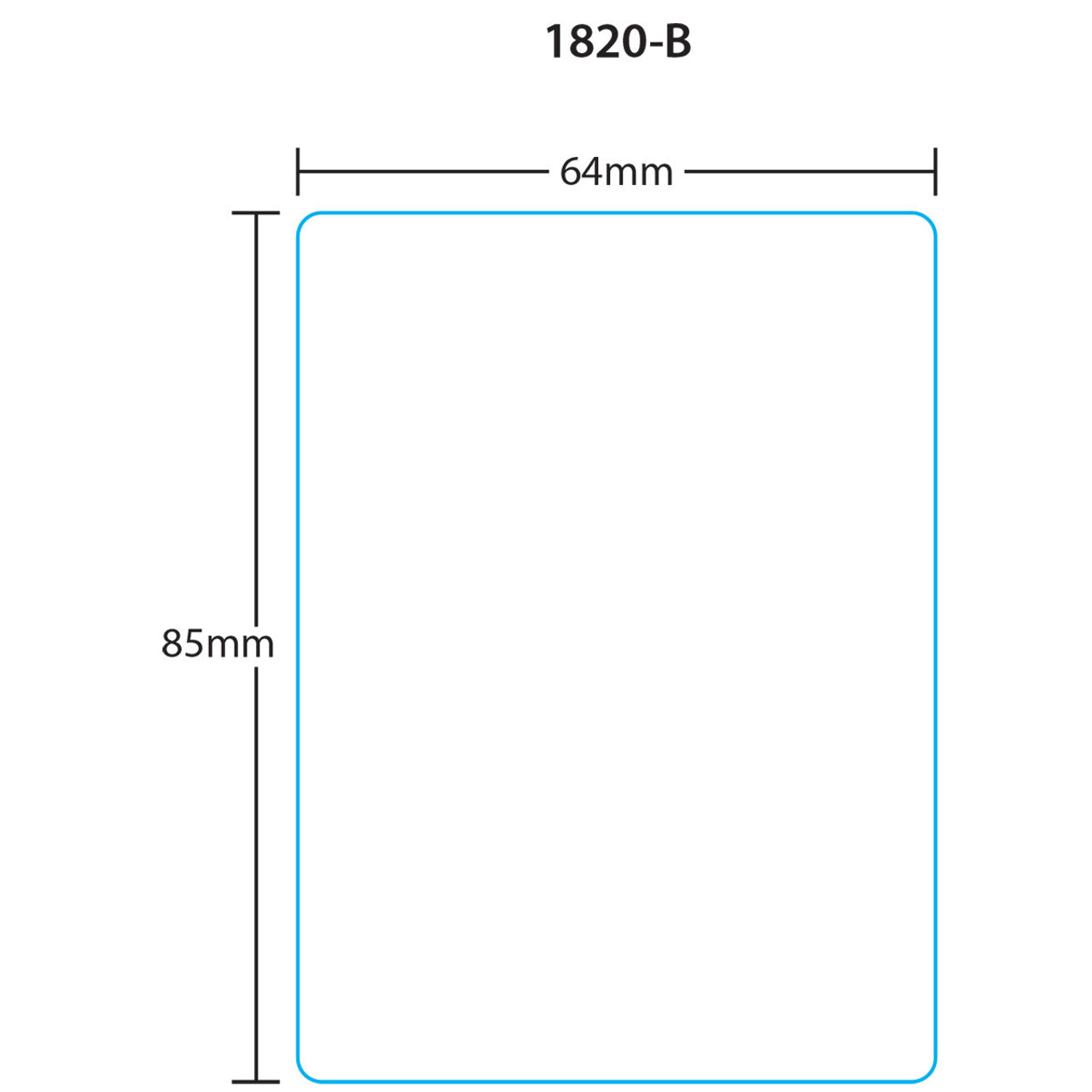 Ishida AC Series BC3000 Astra 85mm Blank Scale Labels