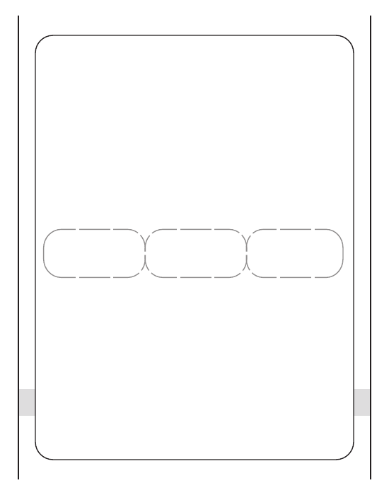 Hobart Quantum 2.25" x 3" Blank Scale Labels w/ TAMPERPROOFING