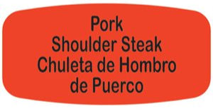 Pork Shoulder Steak / Chuleta de Hombro de Puerco Label