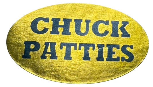 Chuck Patties Gold Foil Label