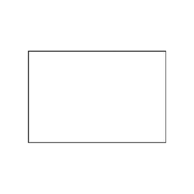 BLANK WHITE 14" x 11 Glossy Sign Cards