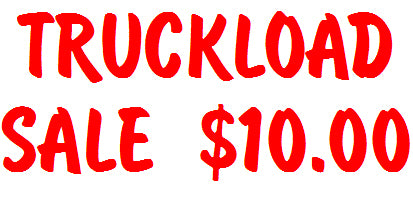 Truckload Sale $10 Label