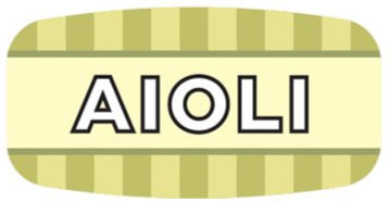 Aioli Flavor Labels, 1000/roll