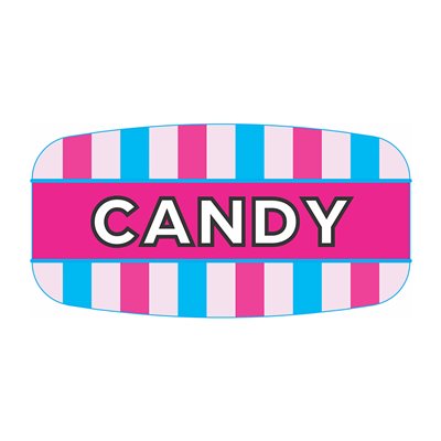 Candy Flavor Label