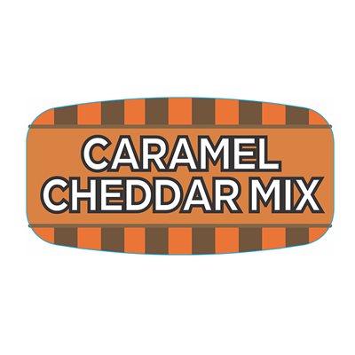 Caramel Cheddar Mix Flavor Label