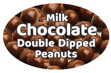 Milk Chocolate Double Dipped Peanuts Flavor Label