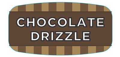 Chocolate Drizzle Flavor Label