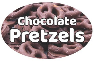 Chocolate Pretzels Flavor Label