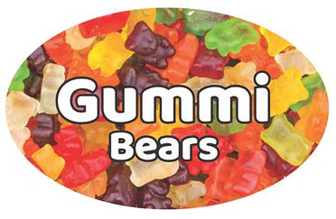 Gummi Bears Flavor Label