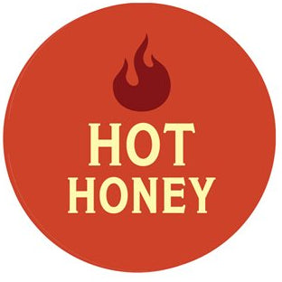 Hot Honey 1" Circle Flavor Label