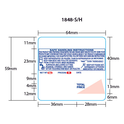 Globe GSP30A, GSP30B E12 UPC Label Safe Handling Instructions