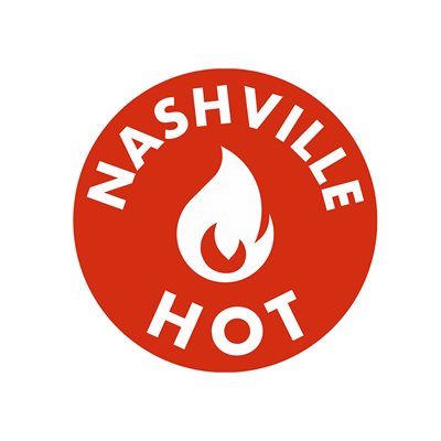Nashville Hot 2" Circle Label
