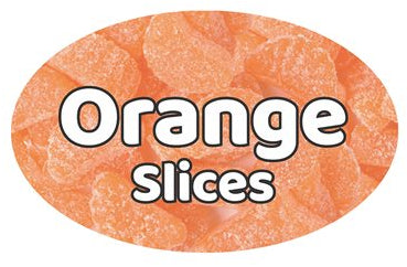 Orange Slices Flavor Label