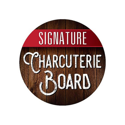 Signature Charcuterie Board Label 2" Circle
